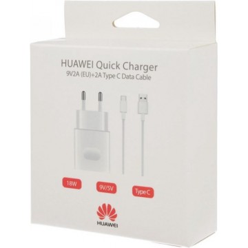 Huawei Snel laad Adapter + Met Usb Naar USB-C Laadsnoer Kabel Set Oplaad Kabel met Snel Lader Adapter