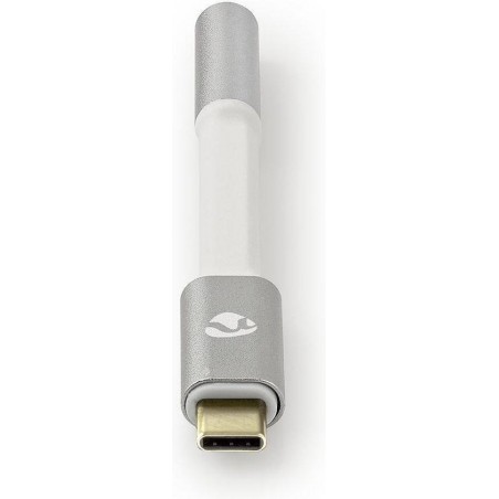 Nedis Premium USB-C naar 3,5mm Jack audio adapter - actief - High-Res audio / aluminium - 0,10 meter