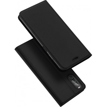 Dux Ducis pro serie - slim wallet hoes - Sony Xperia 10 II - Zwart