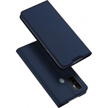 Dux Ducis - Pro Serie Slim wallet hoes - Oppo A53 / Oppo A53S - Blauw