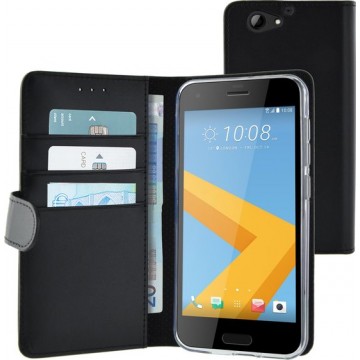 Azuri HTC One A9s hoesje - Walletcase - Zwart