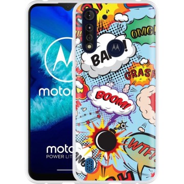 Motorola Moto G8 Power Lite Hoesje Comic