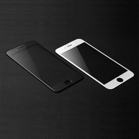 Man & Wood - iPhone 8 - Diamantglas Full Front Cover Black