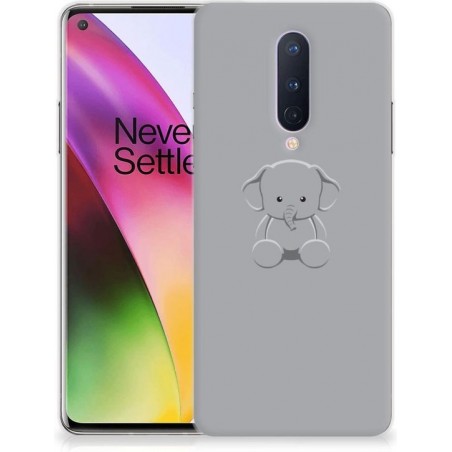 Telefoonhoesje OnePlus 8 Hippe Hoesjes Baby Olifant