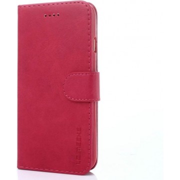 iPhone SE (2020) / 8 / 7 Hoesje - Luxe Book Case - Roze