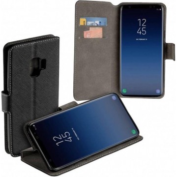 MP case zwart book case style voor Samsung Galaxy S9 wallet case hoesje