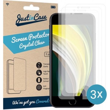 Just in Case Screen Protector Apple iPhone SE 2020 - Crystal Clear - 3 stuks