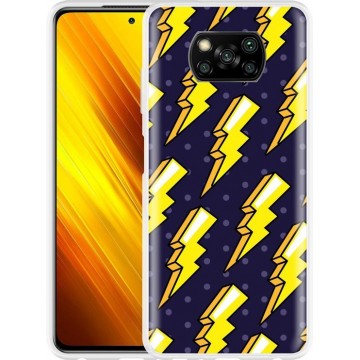 Xiaomi Poco X3 Hoesje Pop Art Lightning
