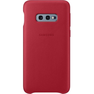 Samsung lederen cover - rood - voor Samsung Galaxy S10e