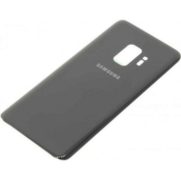 Voor Samsung Galaxy S9 achterkant glas deksel batterij cover – Zilver