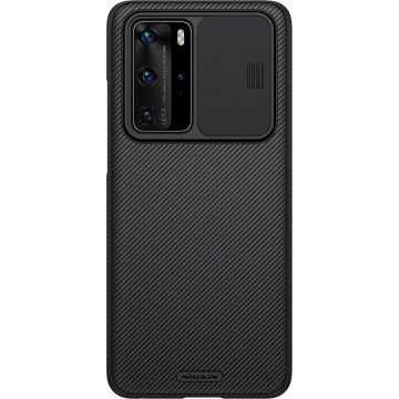 Nillkin - Huawei P40 Pro hoesje - CamShield Case - Back Cover - Zwart