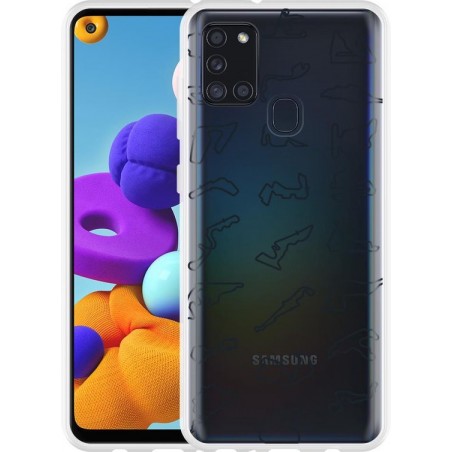 Samsung Galaxy A21s Hoesje Formula 1 Tracks