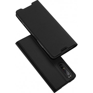 Dux Ducis pro serie - slim wallet hoes - Sony Xperia 1 II - Zwart
