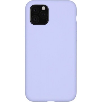 Accezz Liquid Silicone Backcover iPhone 11 Pro hoesje - Paars