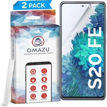 Samsung Galaxy S20 FE OMAZU 3D Flex TPU Screenprotector, 2 Pack (100% vingerafdruk scanner compatible)