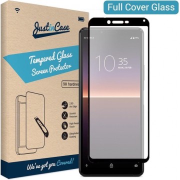 Just in Case Full Cover Tempered Glass Sony Xperia 10 II Protector - Black