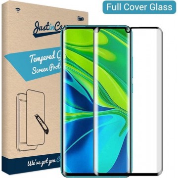 Just in Case Full Cover Tempered Glass voor Xiaomi Mi Note 10 / Note 10 Pro - Zwart