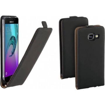 Zwart Eco Flipcase Cover Hoesje voor Samsung Galaxy A3 2017