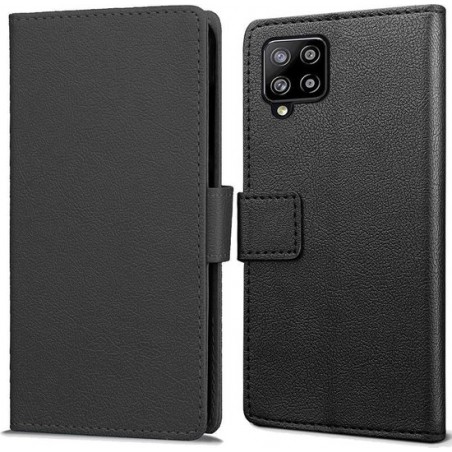Book Wallet hoesje voor Samsung Galaxy A42 - zwart