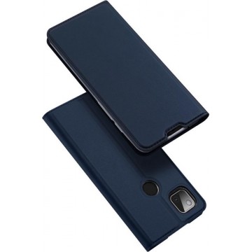 Dux Ducis Pro Serie - slim wallet hoes - Google Pixel 4a 5G - Blauw