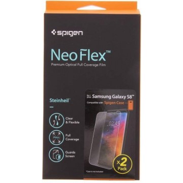 Spigen Neo Flex Screenprotector Duo Pack voor Samsung Galaxy S8
