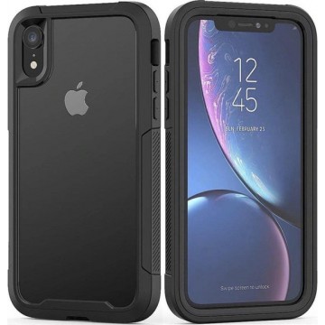 Apple iPhone XS MAX Backcover - Zwart - Shockproof Armor - Hybrid - 3 meter drop tested