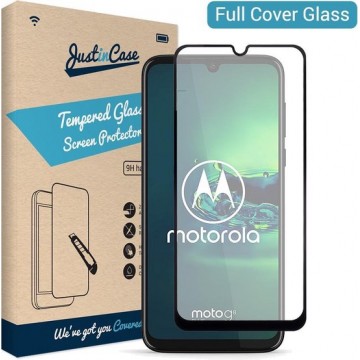 Motorola Moto G8 Plus screenprotector - Full Cover - Just in Case - Zwart