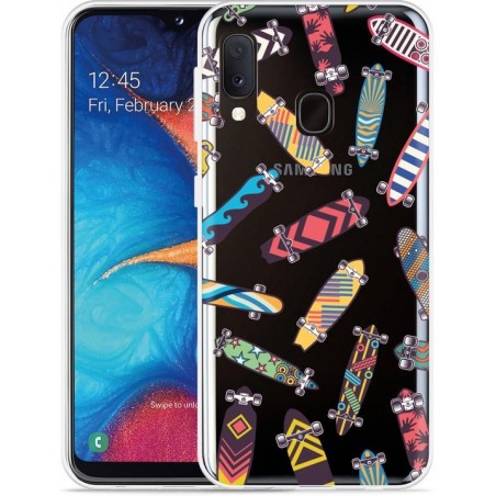 Galaxy A20e Hoesje Skateboards