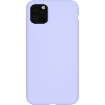 Accezz Liquid Silicone Backcover iPhone 11 Pro Max hoesje - Paars
