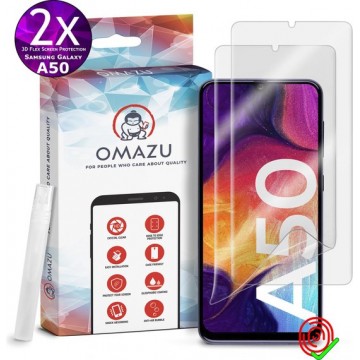 Samsung Galaxy A50 OMAZU 3D Flex TPU Screenprotector, 2 Pack