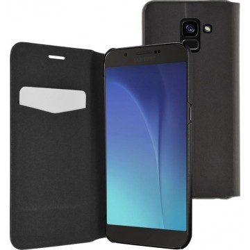 Azuri Samsung A8 (A5350) hoesje - Ultra dunne book case - Zwart