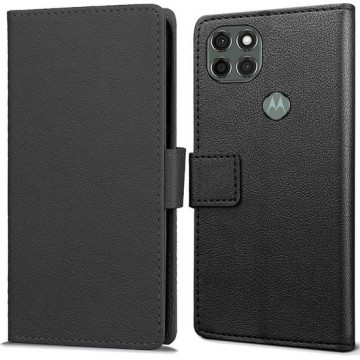 Book Wallet hoesje voor Motorola Moto G9 Power - zwart