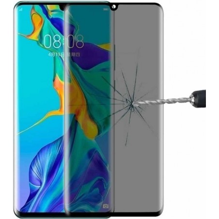 Let op type!! UV Full cover Anti-Spy gehard glas film voor Huawei P30 Pro