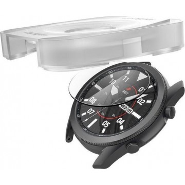 Spigen Glass Samsung Galaxy Watch 3 41mm Met Montage Frame EZ FIT AGL01844