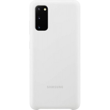Samsung Silicone Cover - Samsung Galaxy S20 - Wit