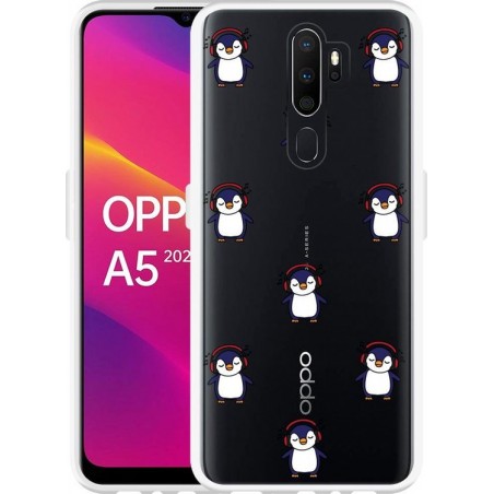 Oppo A5 2020 Hoesje Chillin like a penguin