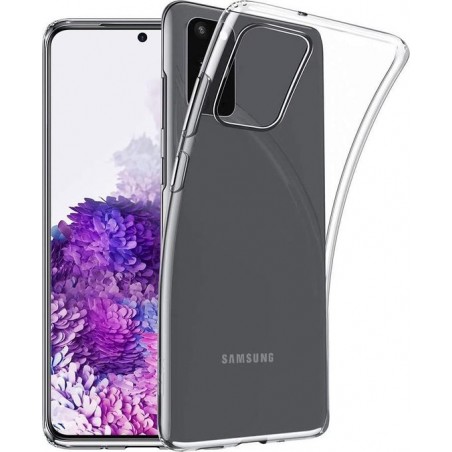 samsung s20 plus hoesje transparant - Samsung Galaxy S20 Plus Siliconen Hoesje Case Cover Doorzichtig