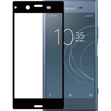 Azuri screenprotector flat tempered glass RINOX ARMOR - Voor Sony Xperia XZ1 - Zwart