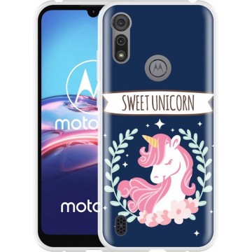 Motorola Moto E6s 2020 Hoesje Sweet Unicorn