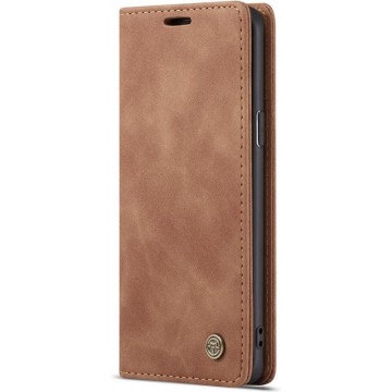 Samsung Galaxy S9 Hoesje - CaseMe Book Case - Bruin
