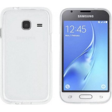 Hoesje CoolSkin3T - Telefoonhoesje voor Samsung J1 Mini/Prime - Transparant Wit