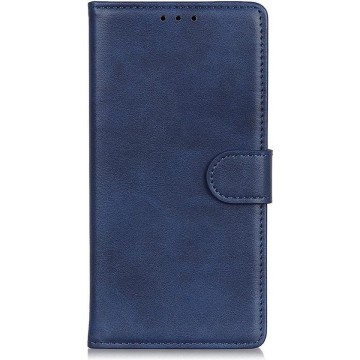 Nokia 3.4 Hoesje - Luxe Book Case - Blauw