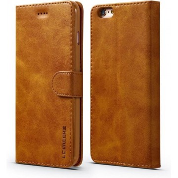 Luxe Book Case Apple iPhone 6 / 6s Hoesje - Bruin