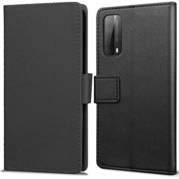 Book Wallet hoesje voor Huawei P Smart 2021 - zwart
