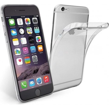 iPhone 6 Hoesje Transparant  -  iPhone 6s Hoesje Transparant - iPhone 6/6S Siliconen Hoesje Case Back Cover - Clear