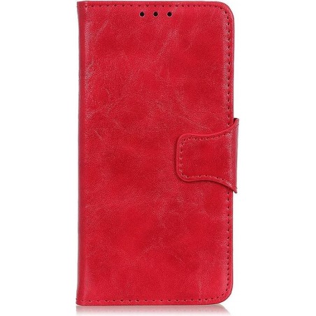 Shop4 - Samsung Galaxy A31 Hoesje - Wallet Case Cabello Rood