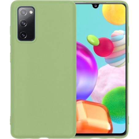 Samsung A41 Hoesje - Samsung Galaxy A41 Hoesje Case - Samsung A41 Cover - Groen