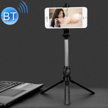 Let op type!! XT10 Multifunctionele mobiele Live uitzending Bluetooth zelfontspanner Pole statief (zwart)