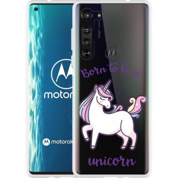 Motorola Edge Hoesje Born to be a Unicorn
