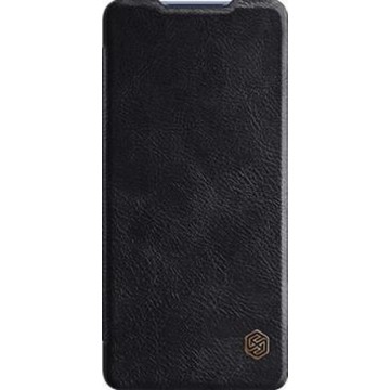 Nillkin - Samsung Galaxy S20 FE Hoesje - Qin Leather Case - Flip Cover - Geschikt voor 2 pasjes - Zwart